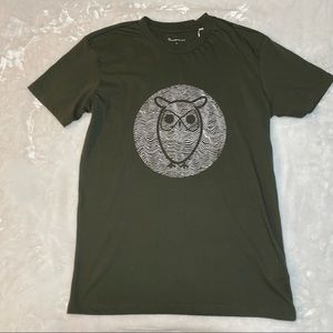 Knowledge Cotton Apparel organic 100 % cotton green tee